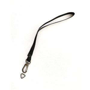 BlackRapid Camera Safety Tether II with nylon strap, swivel carabiner, and triangle key ring.