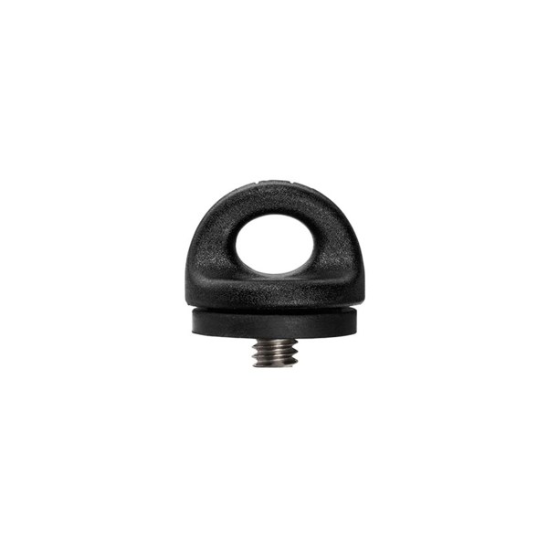 BlackRapid FastenR FR-5 with D-ring and rubber washer for attaching camera straps.