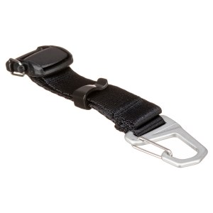 BlackRapid RP Back Connector for Double Strap, showing the attachment point designed to securely connect two camera straps for comfortable dual camera carrying.