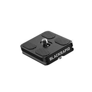 BlackRapid Tripod Plate 50 with FastenR screw, featuring Arca-type quick-release design.
